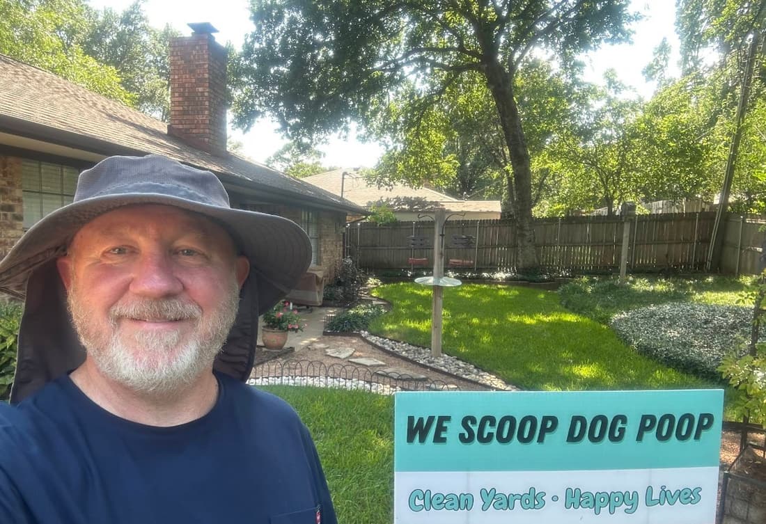 Rhino Scoop dog waste removal service in a clean Richland Hills, Texas backyard